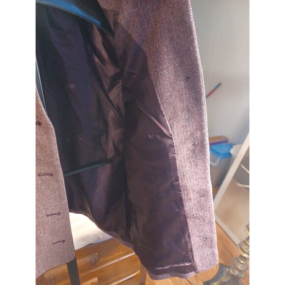 Pendleton 100% Virgin Wool Jacket 12 Military Uillity Pocket Lined Button Blazer - Picture 6 of 9